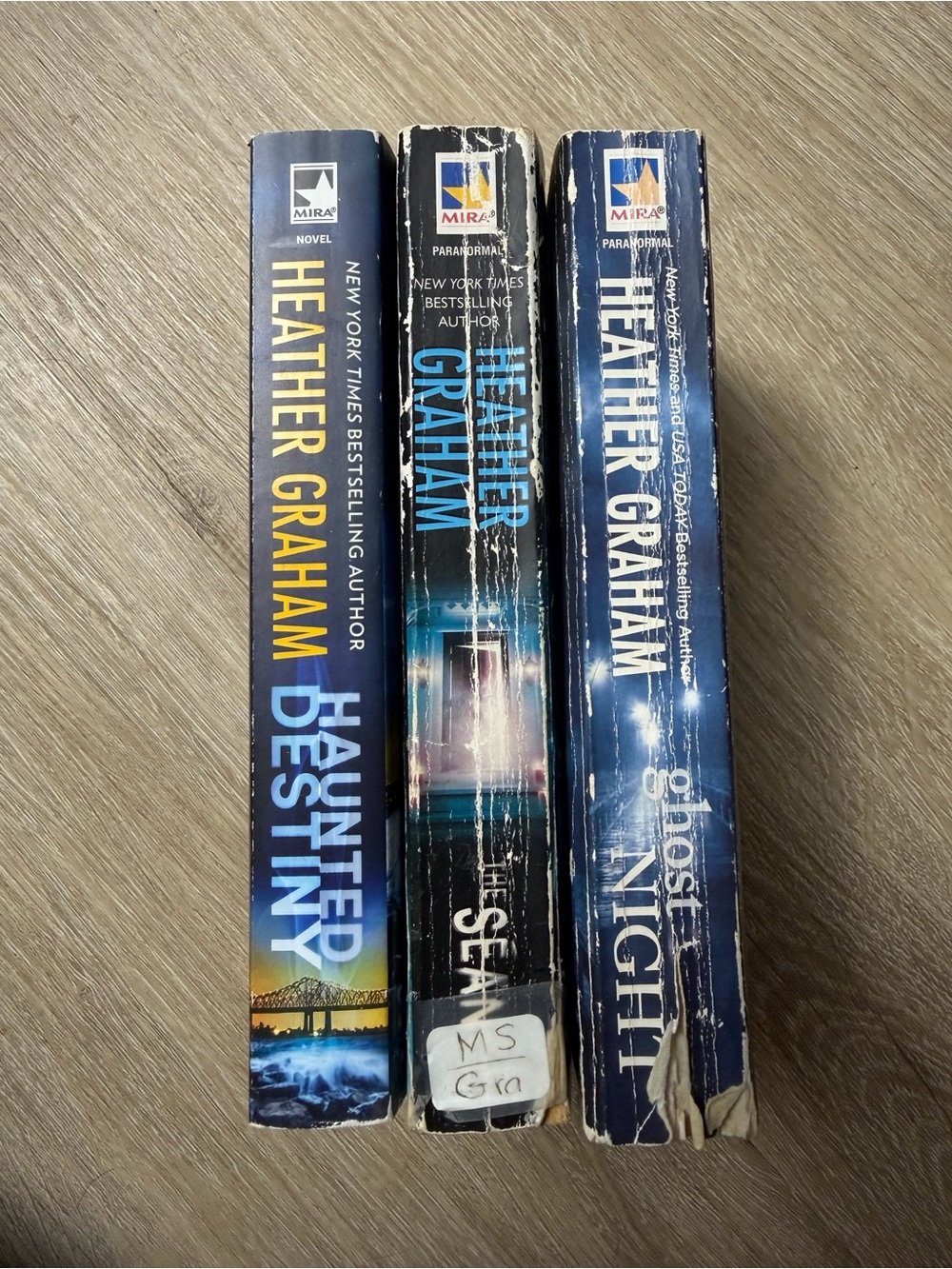 Heather Graham Paperback Book Set of 3 - Haunted Destiny, Seance, Ghost Night